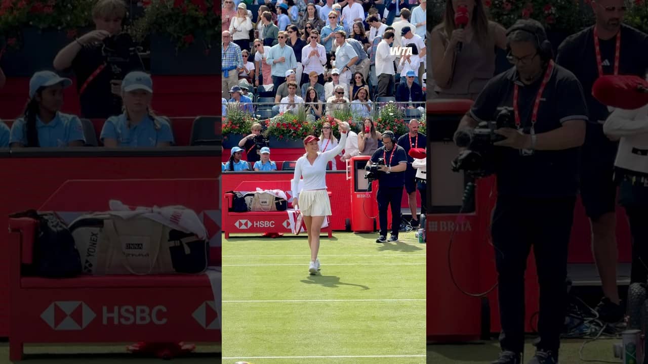 Lucky Loser to London Finalist! 👏@donnavekic books her spot in straight sets against Boulter!
