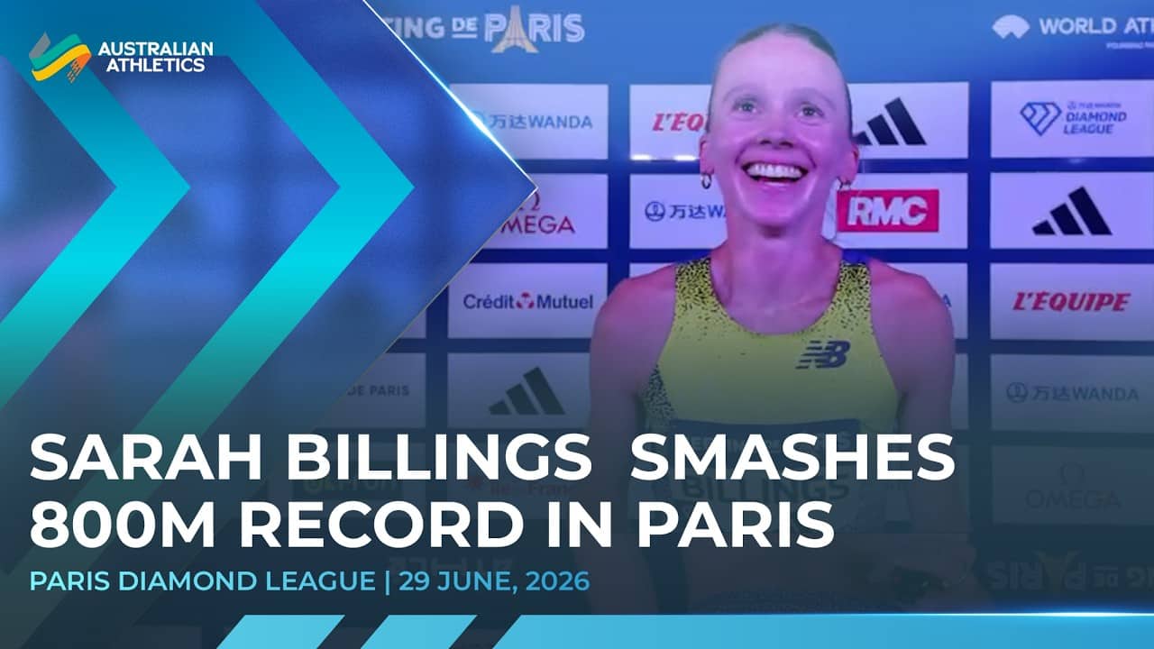 "A Bit of a Shock": Sarah Billings Breaks the National Record | 2026 Paris Diamond League