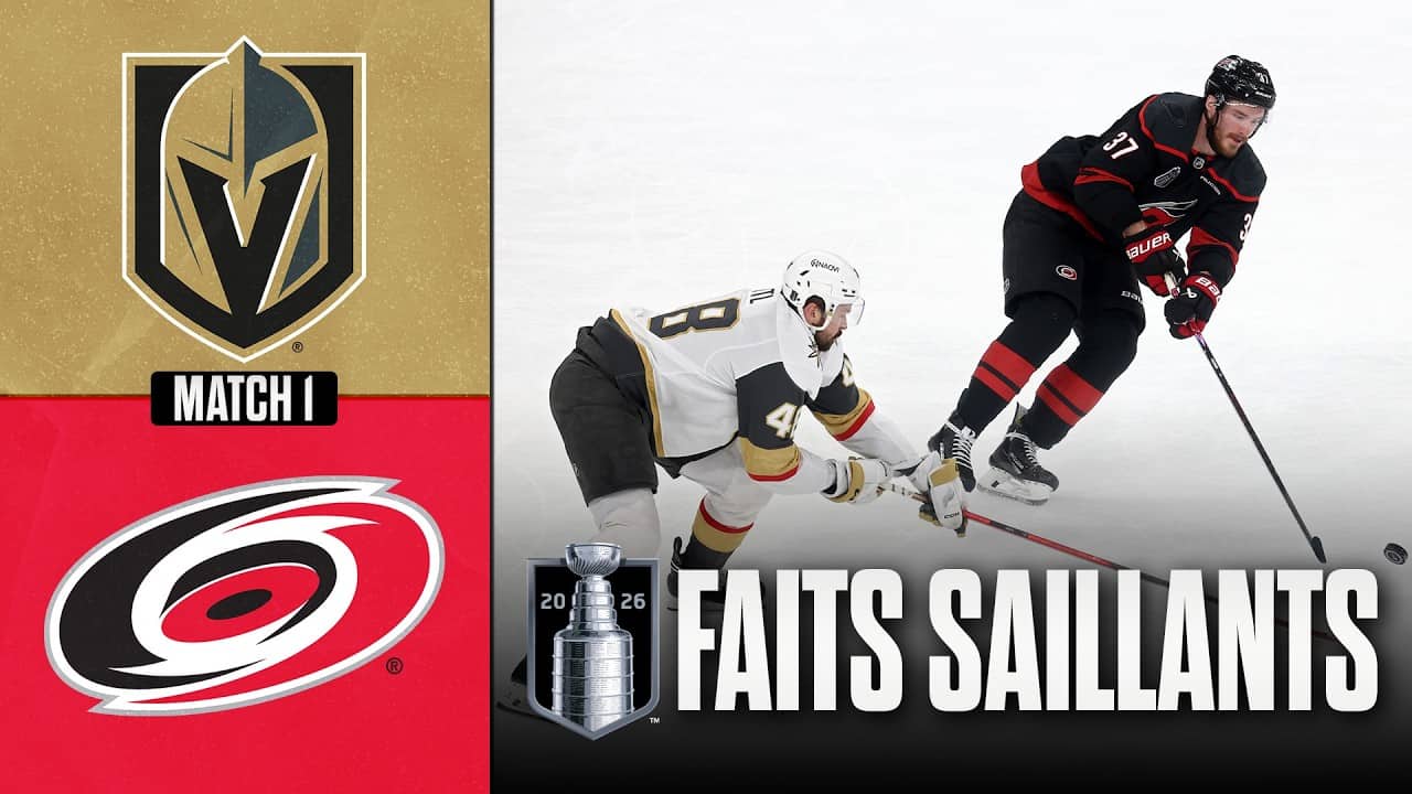 Golden Knights vs Hurricanes | Finale de la Coupe Stanley, match no 1 | Faits saillants