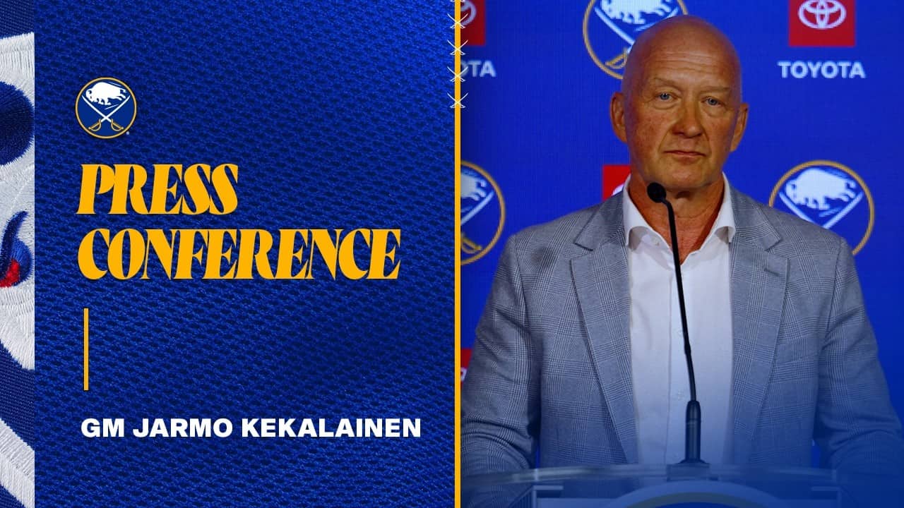 "We Had To Make A Decision" | Buffalo Sabres GM Jarmo Kekäläinen Shoots Straight At Pre-Draft Media