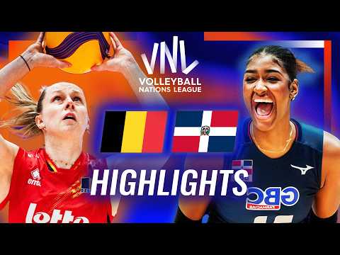 Belgium 🇧🇪 vs. Dominican Republic 🇩🇴 - Highlights | Week 3 | Women's VNL 2026