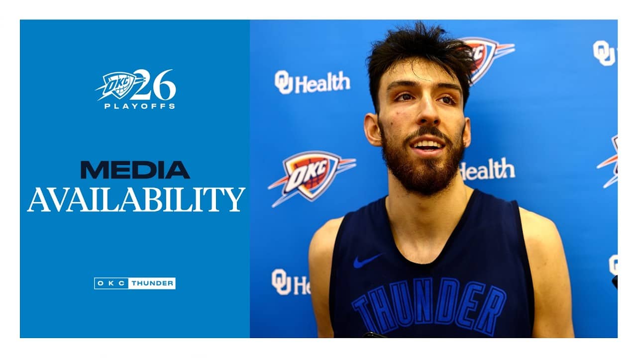 Practice Media Availability | Chet Holmgren + Coach Daigneault | NBA Playoffs | May 2, 2026