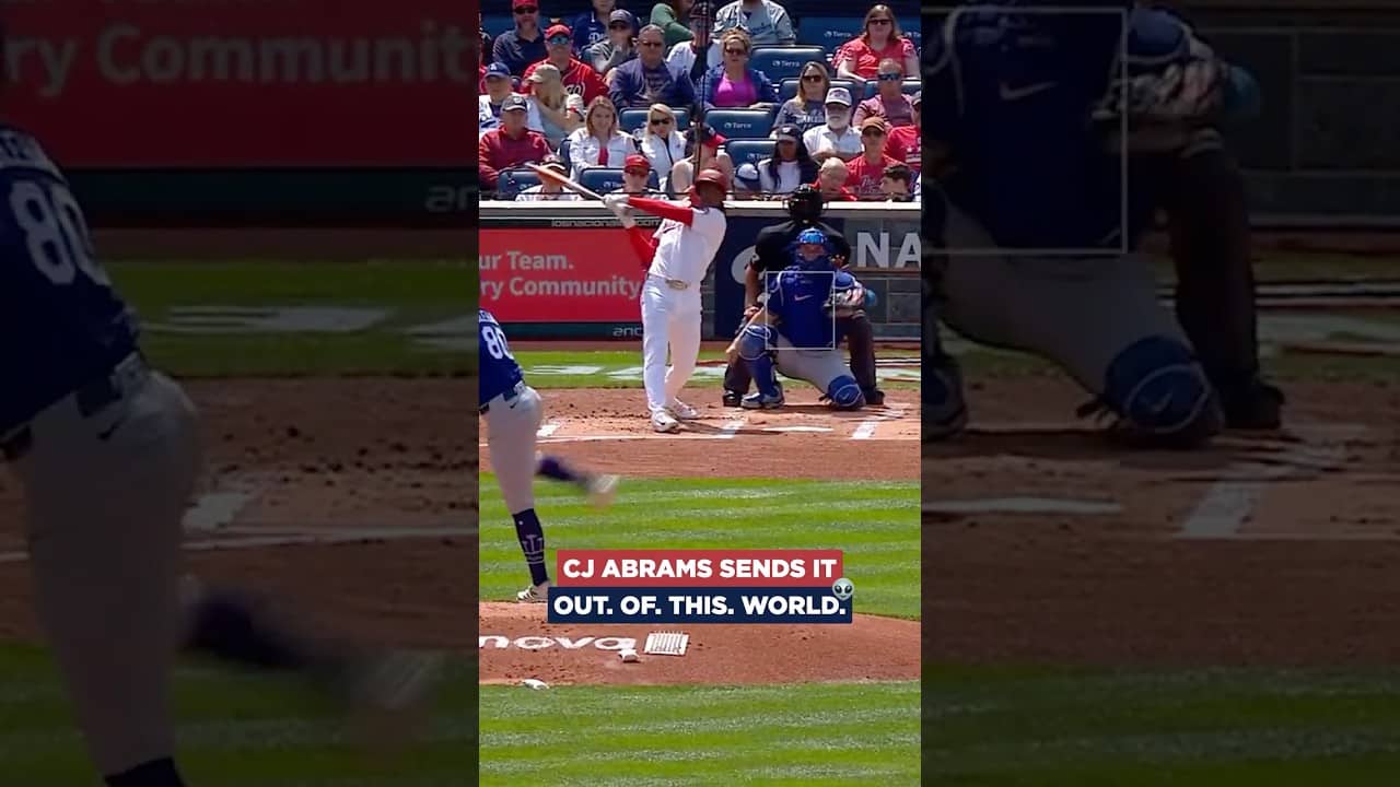 CJ Abrams With A Home Opener BLAST