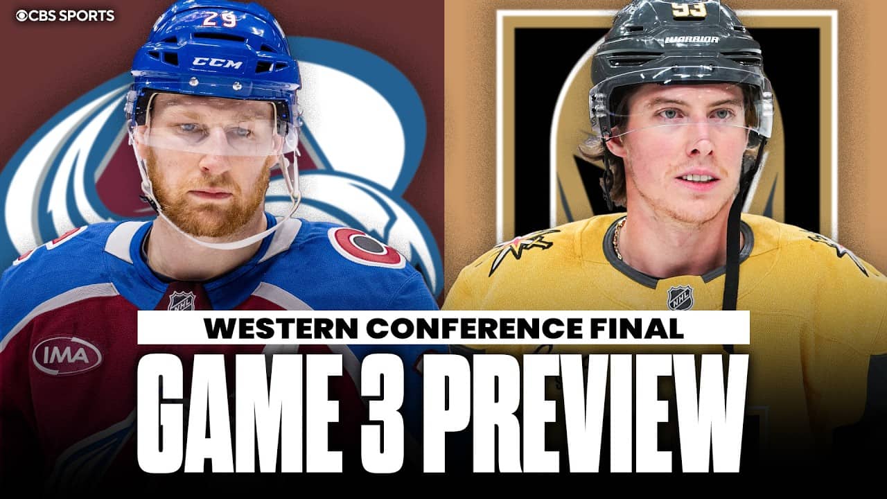 Western Conference Final Game 3 Preview: Avalanche vs Golden Knights | Predictions & Picks to Win ✅