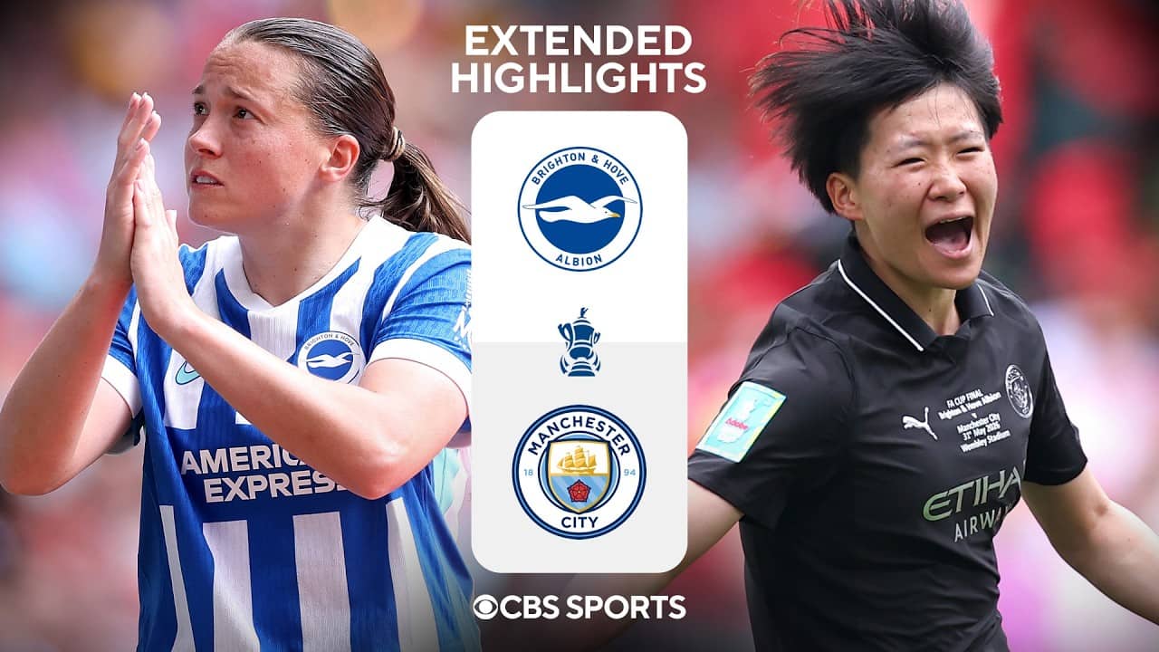 Brighton vs. Manchester City: Extended Highlights | Women's FA Cup Final | CBS Sports Golazo
