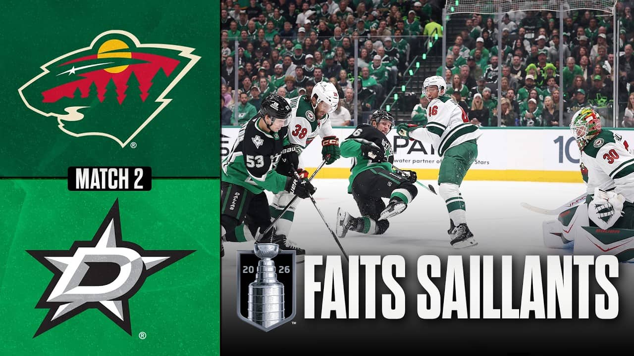 Wild vs Stars, match no 2 | 20/04/26 | Faits saillants