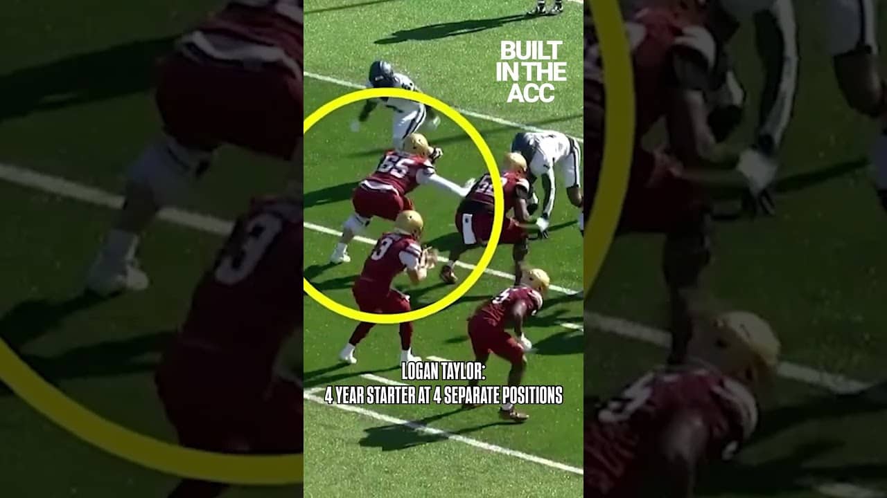 🔄 As versatile as they come on the line. Logan Taylor is #BuiltInTheACC    #accfootball #nfldraft