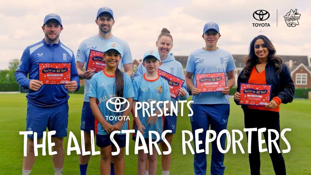 All Stars Reporters Take an England Training Session