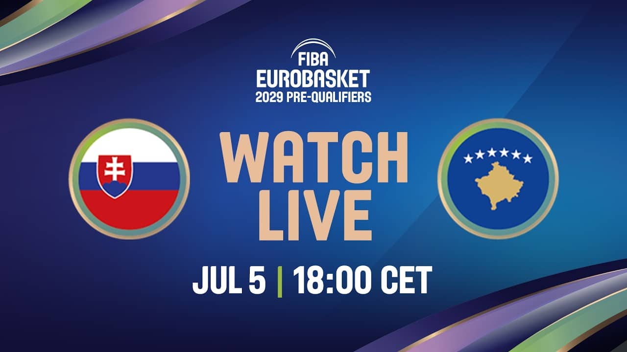 LIVE - Slovakia v Kosovo | FIBA EuroBasket 2029 Pre-Qualifiers
