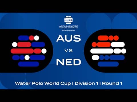 LIVE | Australia vs Netherlands | Water Polo World Cup 2023 | Rotterdam