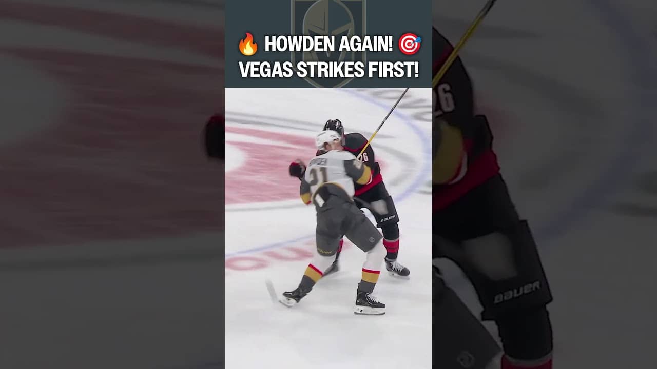 Vegas strikes FIRST in Game 2! 🚨👀