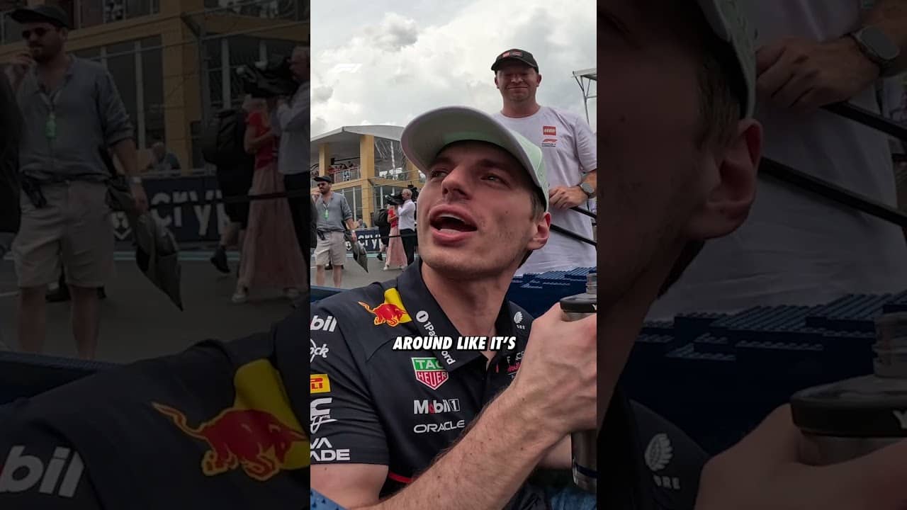 Best driver's parade ever 🧱 #F1 #RedBullRacing