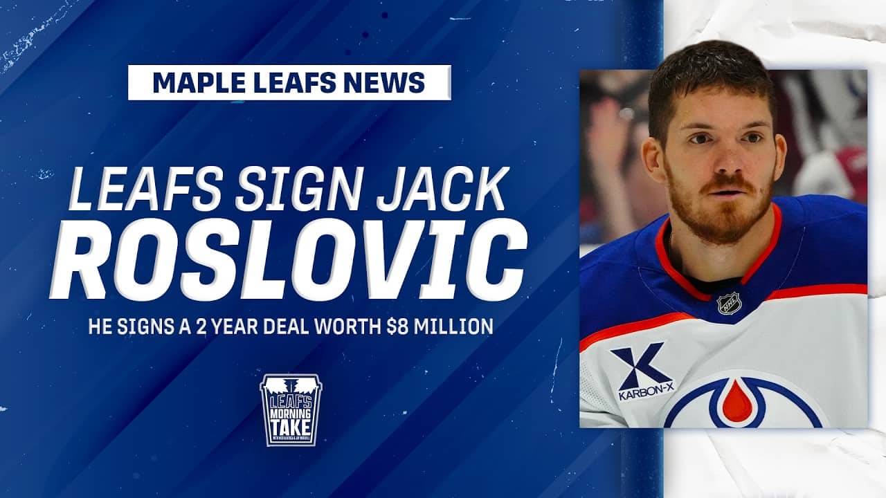 Maple Leafs SIGN Jack Roslovic! Full Breakdown & Instant Reaction
