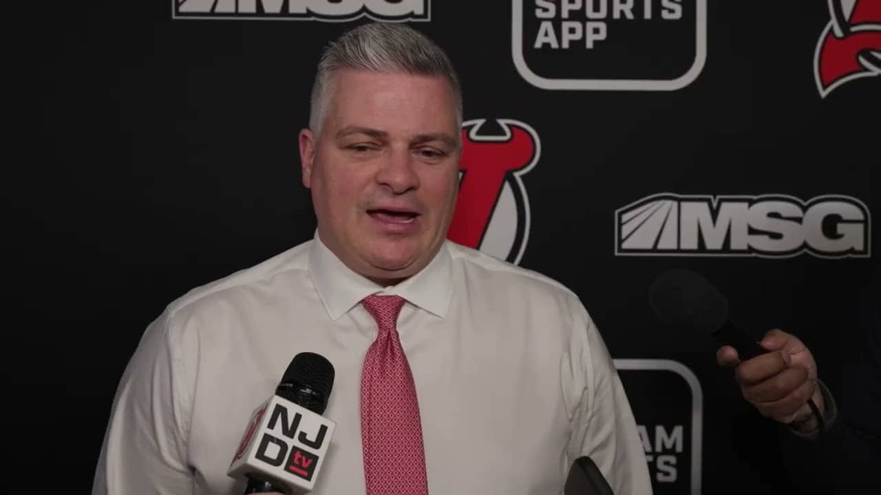 Coach Keefe speaks ahead of Devils' final home game of the season tonight vs. Ottawa