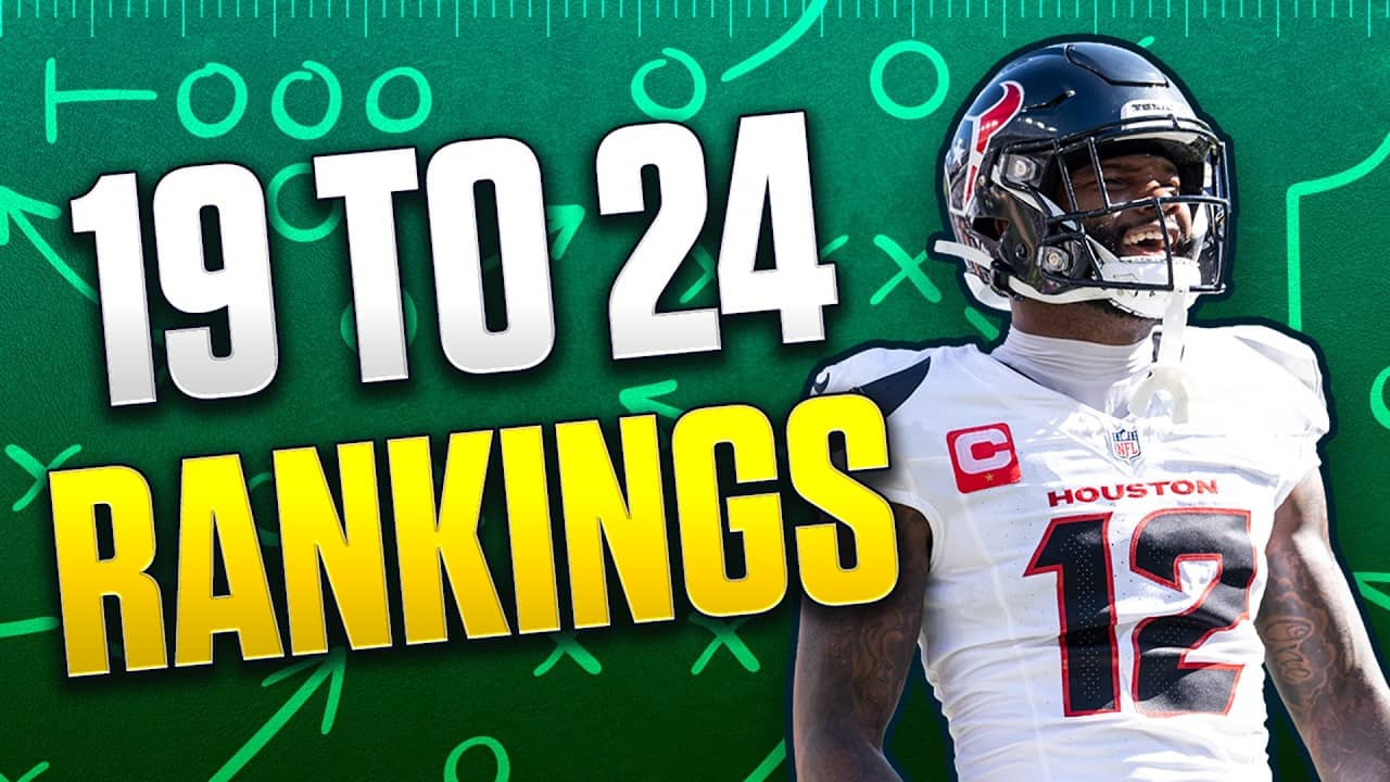 2026 Fantasy Rankings: Players 19-24 in PPR Leagues | 2026 Fantasy Football Advice