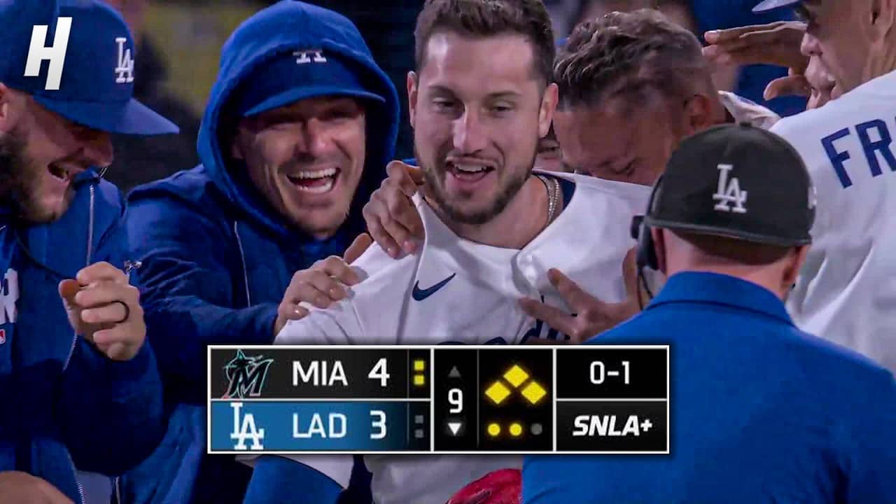 Kyle Tucker WALKS IT OFF for the Dodgers vs Marlins! 😱🔥