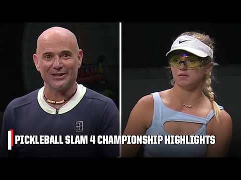 Team Agassi vs. Team Waters | Pickleball Slam 4 Championship Highlights | ESPN