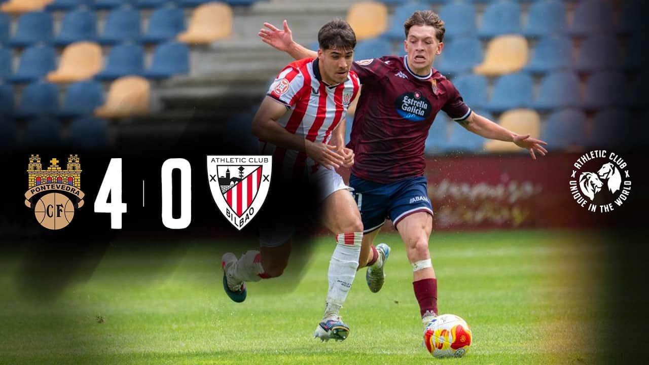 ⚽ Resumen I Pontevedra CF 4-0 Bilbao Athletic I Laburpena I Primera Federación 2025-26 J36