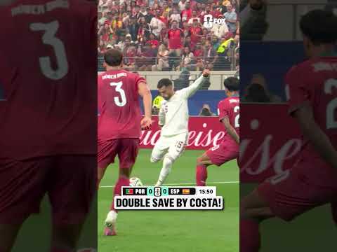 Costa comes up with some BIG saves early for Portugal