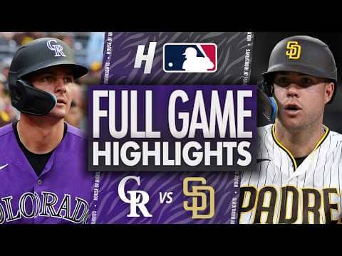 Colorado Rockies vs San Diego Padres - FULL GAME HIGHLIGHTS 🔥 April 9, 2026 MLB Season