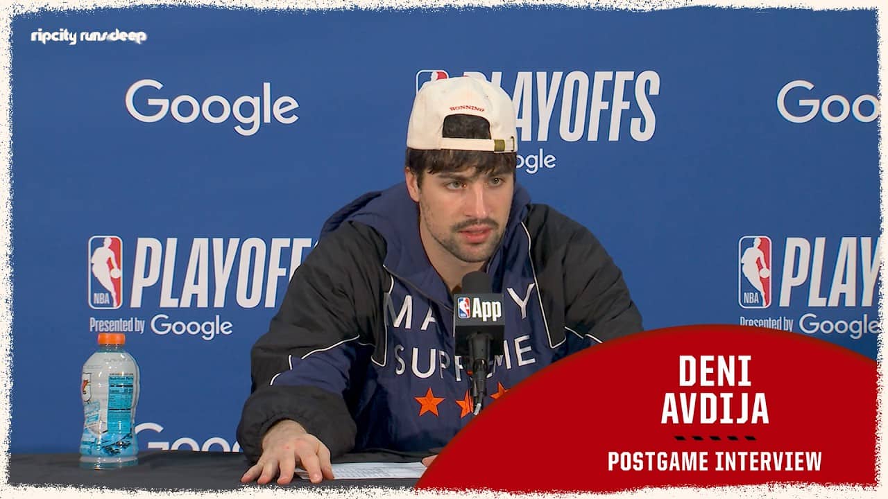 Deni Avdija Discusses Game 2 Win On The Road vs Spurs | Portland Trail Blazers | April 21, 2026