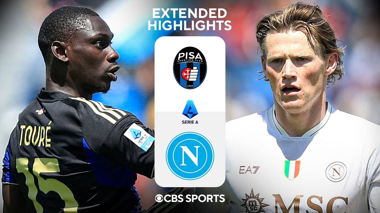 Pisa vs. Napoli: Extended Highlgihts | Serie A | CBS Sports Golazo