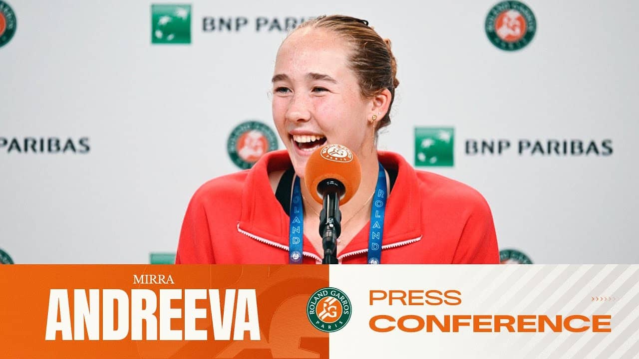 Mirra Andreeva | Round 3 Press Conference | Roland-Garros 2026