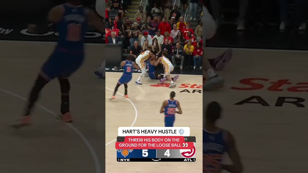Great hustle from Josh Hart‼️