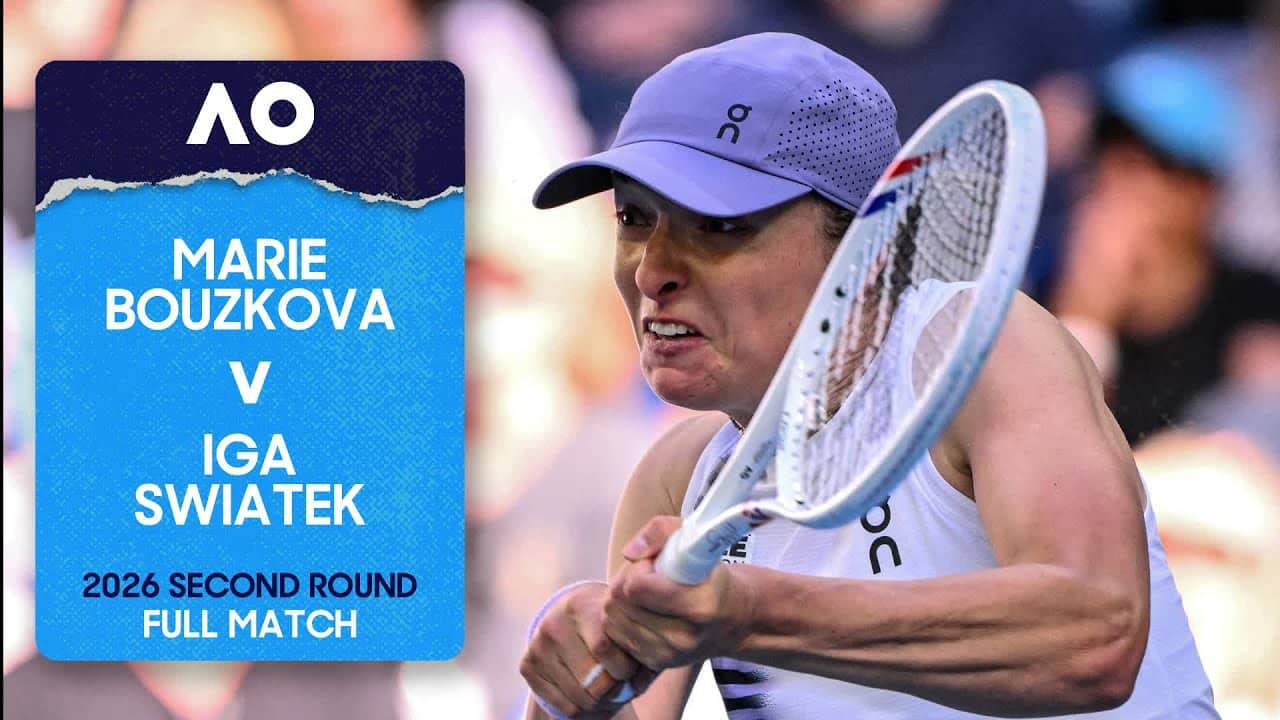 Marie Bouzkova v Iga Swiatek Full Match | Australian Open 2026 Second Round