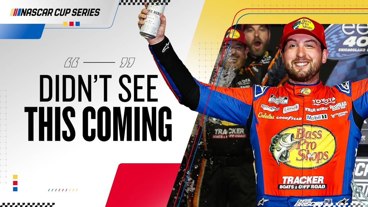 Chase Briscoe Reacts to Surprising Chicagoland Victory | 2026 NASCAR Cup Series