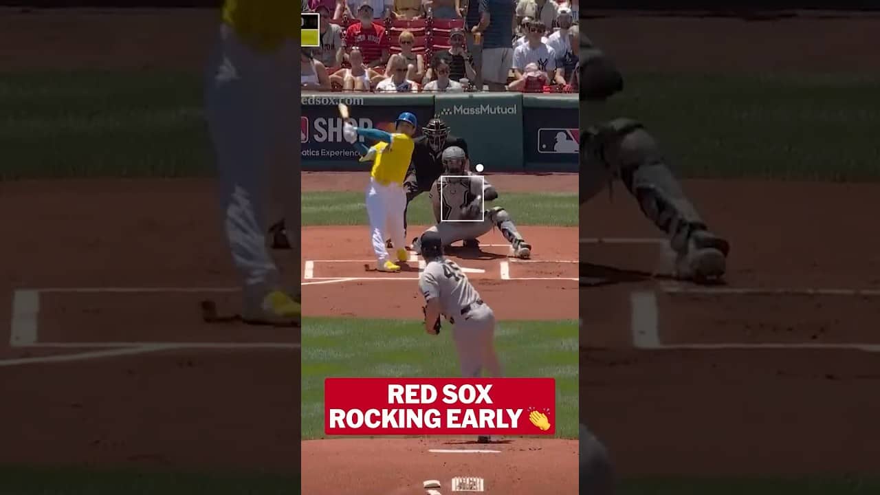 Masataka Yoshida puts the Red Sox ahead early 💥