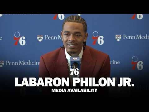 Philadelphia 76ers Introductory Media Availability 🎙️ | Labaron Philon Jr. | 06.25.26