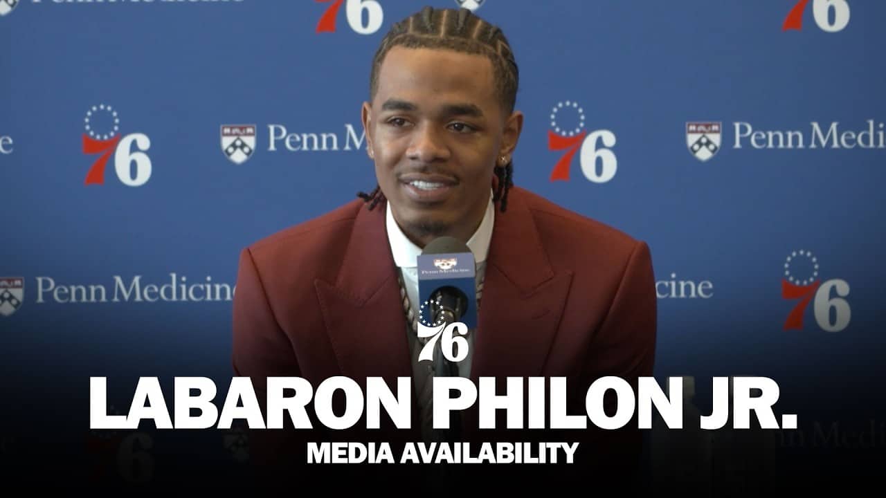 Philadelphia 76ers Introductory Media Availability 🎙️ | Labaron Philon Jr. | 06.25.26