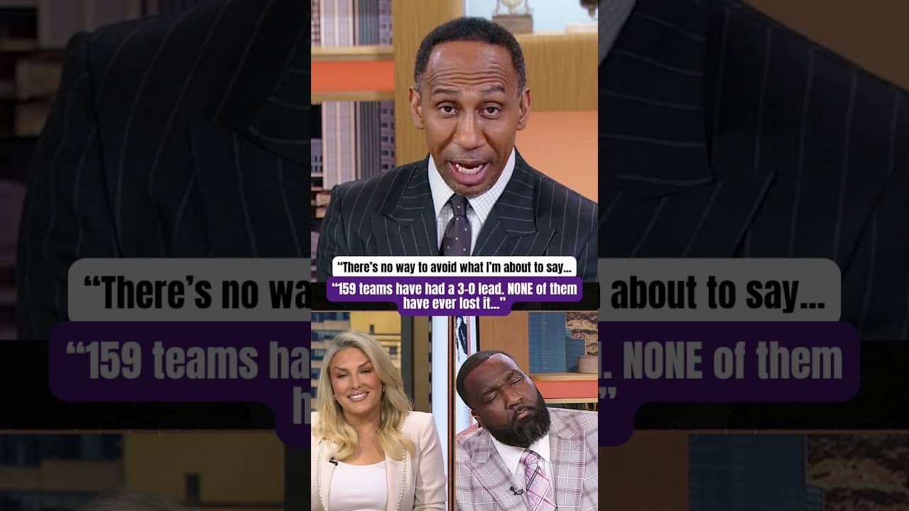 Perk was sleeping instead of listening to Stephen A. 😴
