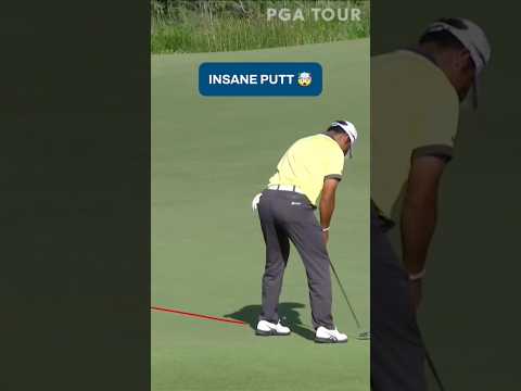 The movement on this putt is ABSURD 😳