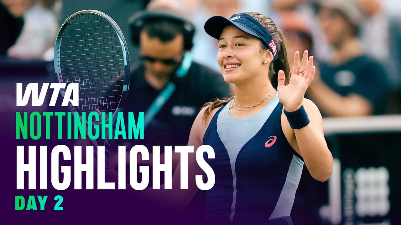 Day 2 in Nottingham featuring Sonmez, Pliskova, and more | WTA Match Highlights