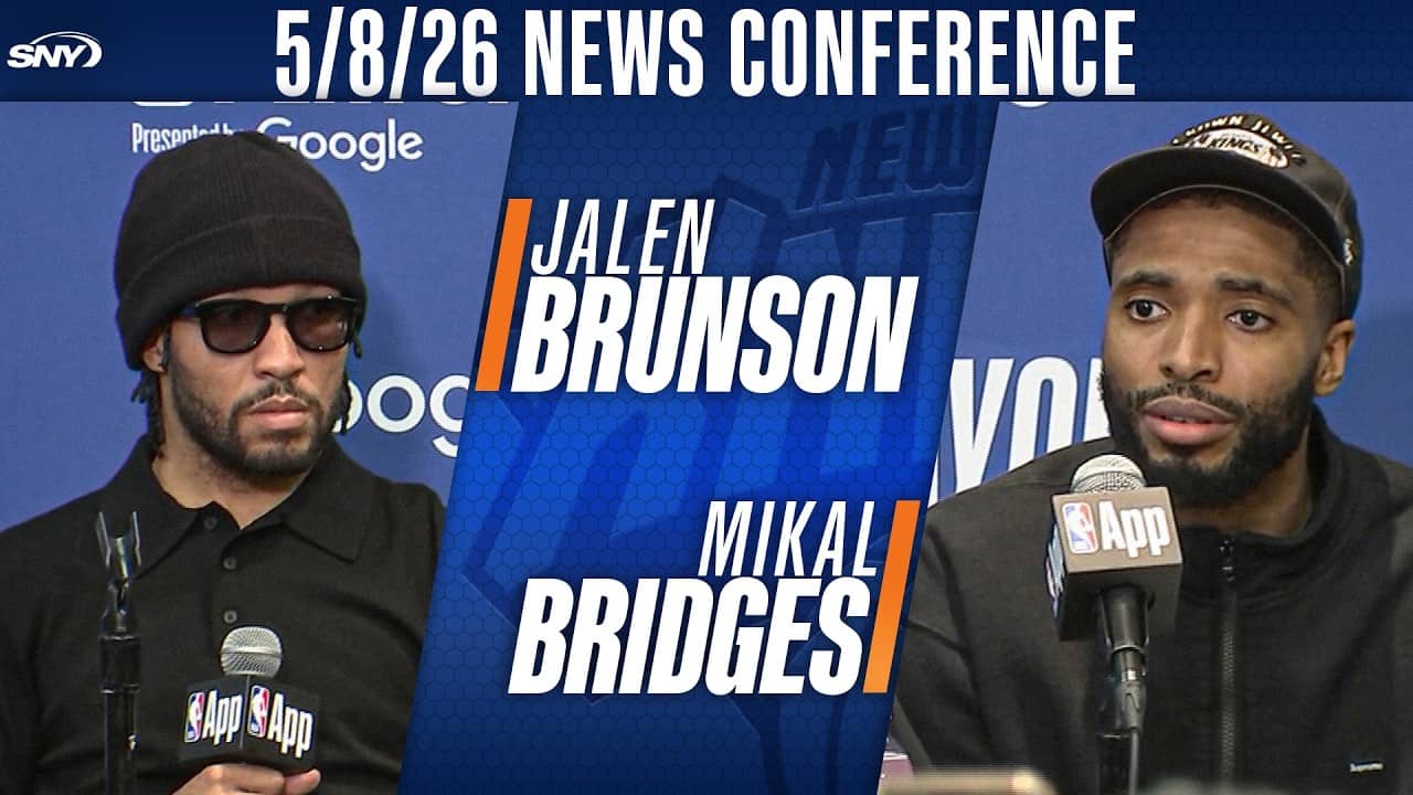 Jalen Brunson and Mikal Bridges on Knicks' 108-94 win over the 76ers