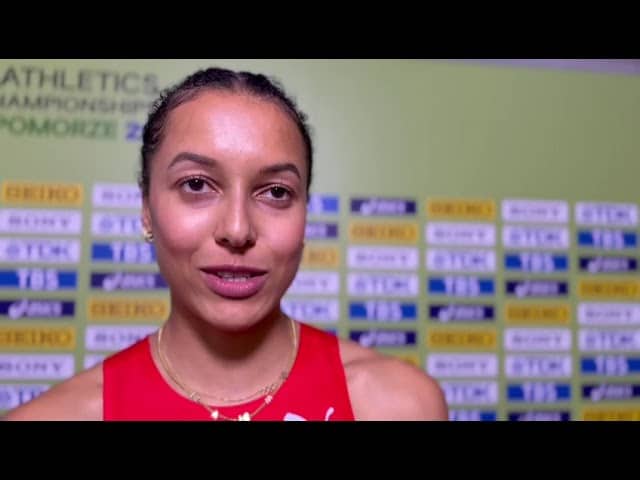 Audrey Werro After Winning 800m Silver At 2026 World Indoor Championships