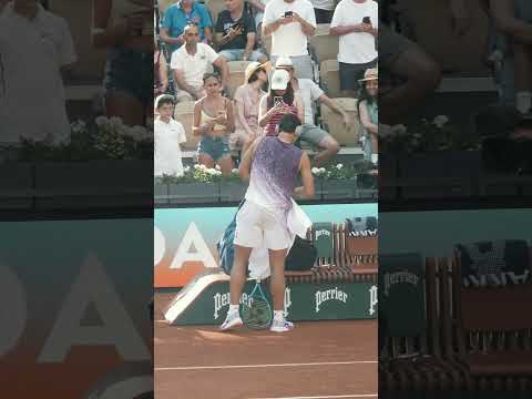 Big BEN! Now on court Suzanne-Lenglen 💥 #RolandGarros  #tennis #sports