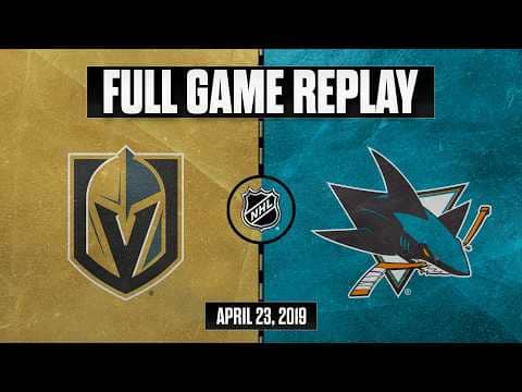FULL GAME REPLAY: THAT Game 7 Comeback! Golden Knights @ Sharks | April 23, 2019