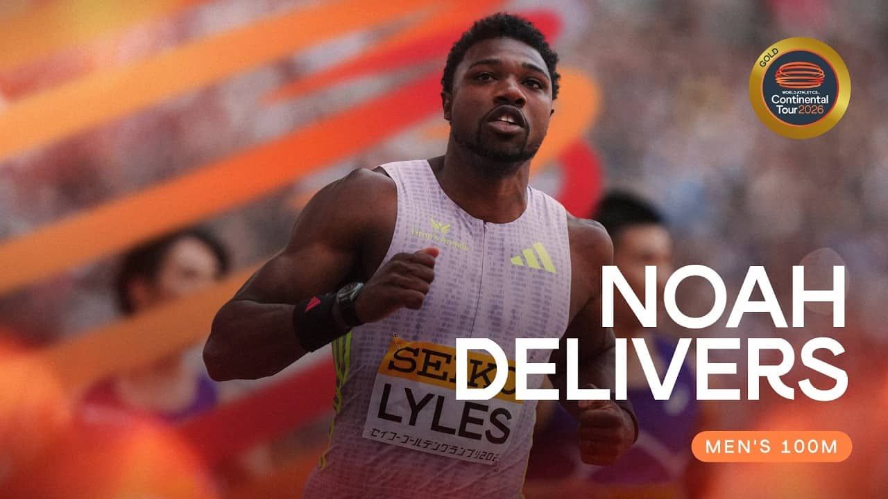 Olympic champ Noah Lyles delivers in Tokyo with 9.95 over 100m | Continental Tour Gold 26