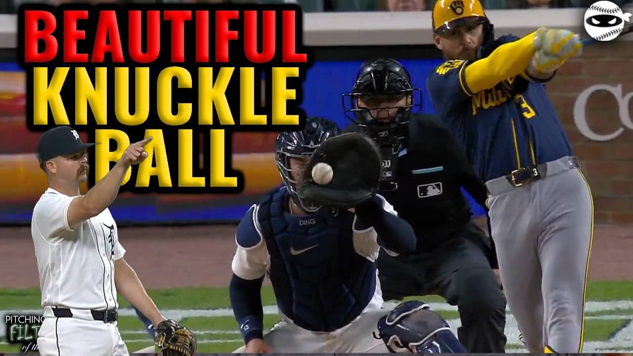 Knuckleball for his 1st Career Strikeout