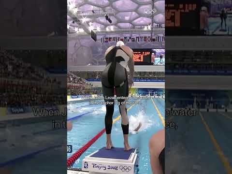 One of the greatest anchor legs in Olympic history. #Olympics #Swimming