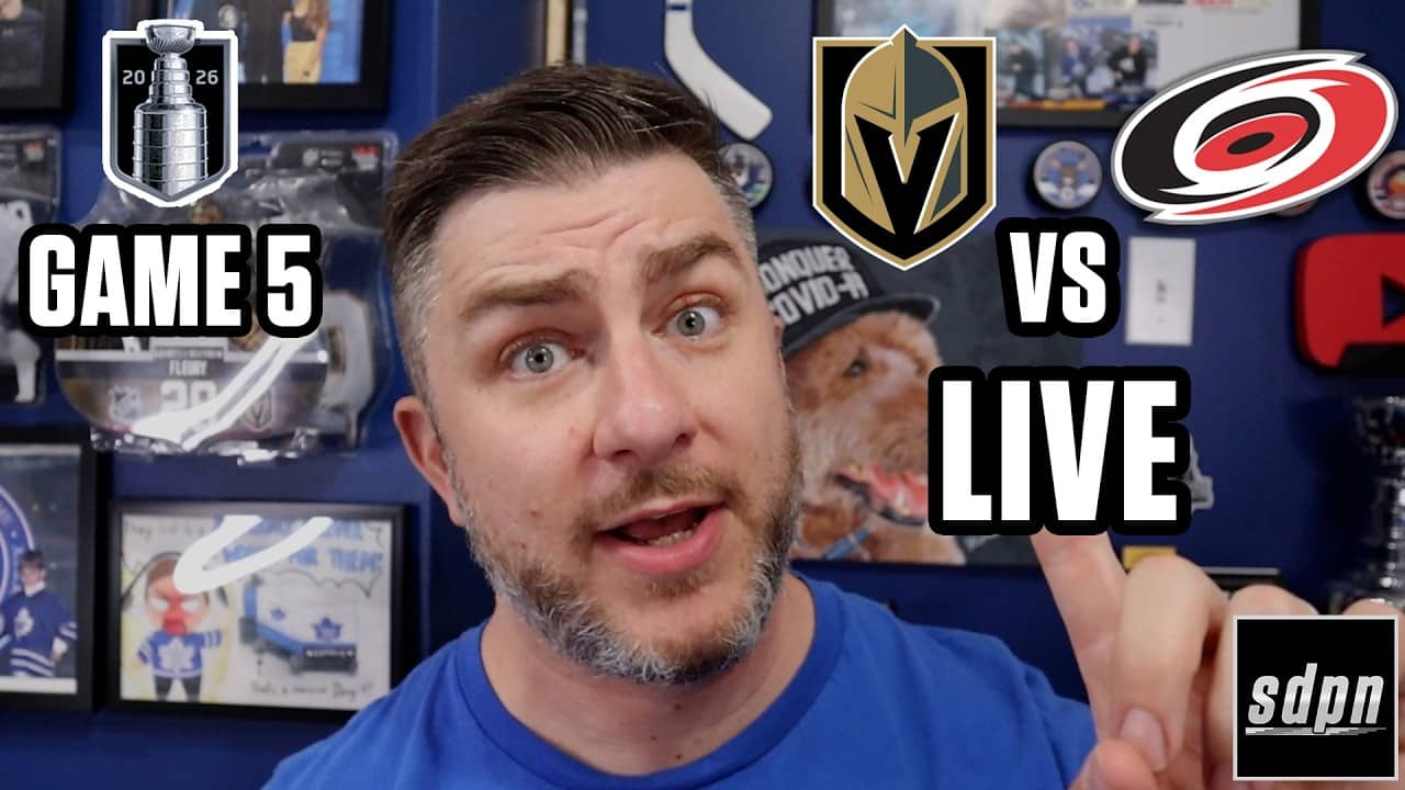 Stanley Cup Final: Hurricanes vs Golden Knights GAME 5 LIVE w/ Steve Dangle