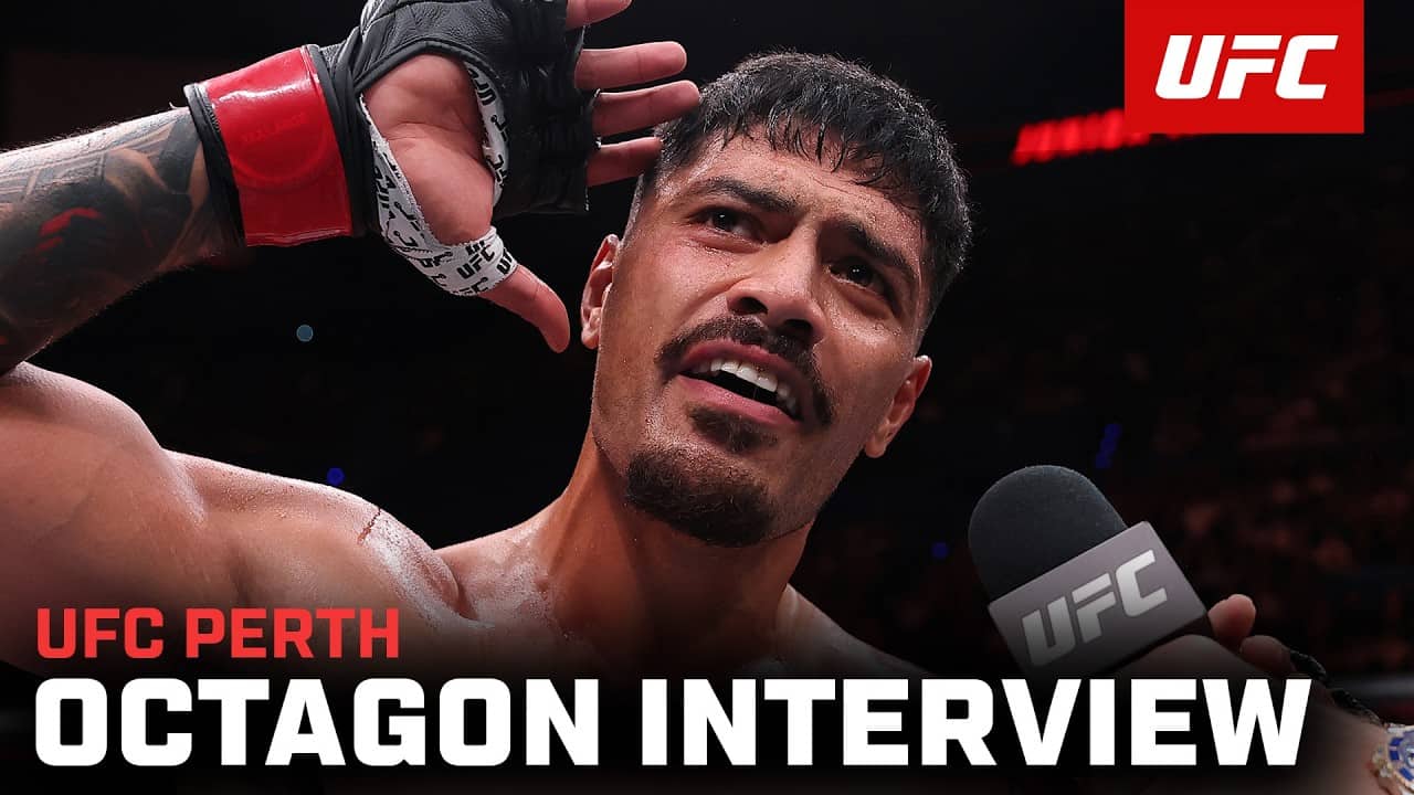 Junior Tafa Octagon Interview | UFC Perth