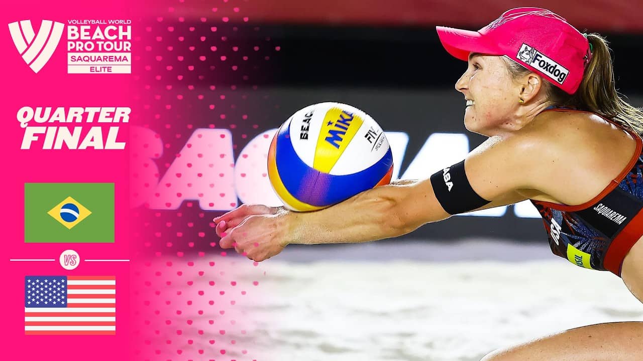 Taiana Lima/Talita vs. Cruz/Brasher - Quarter Final Highlights | Saquarema 2026 #BeachProTour