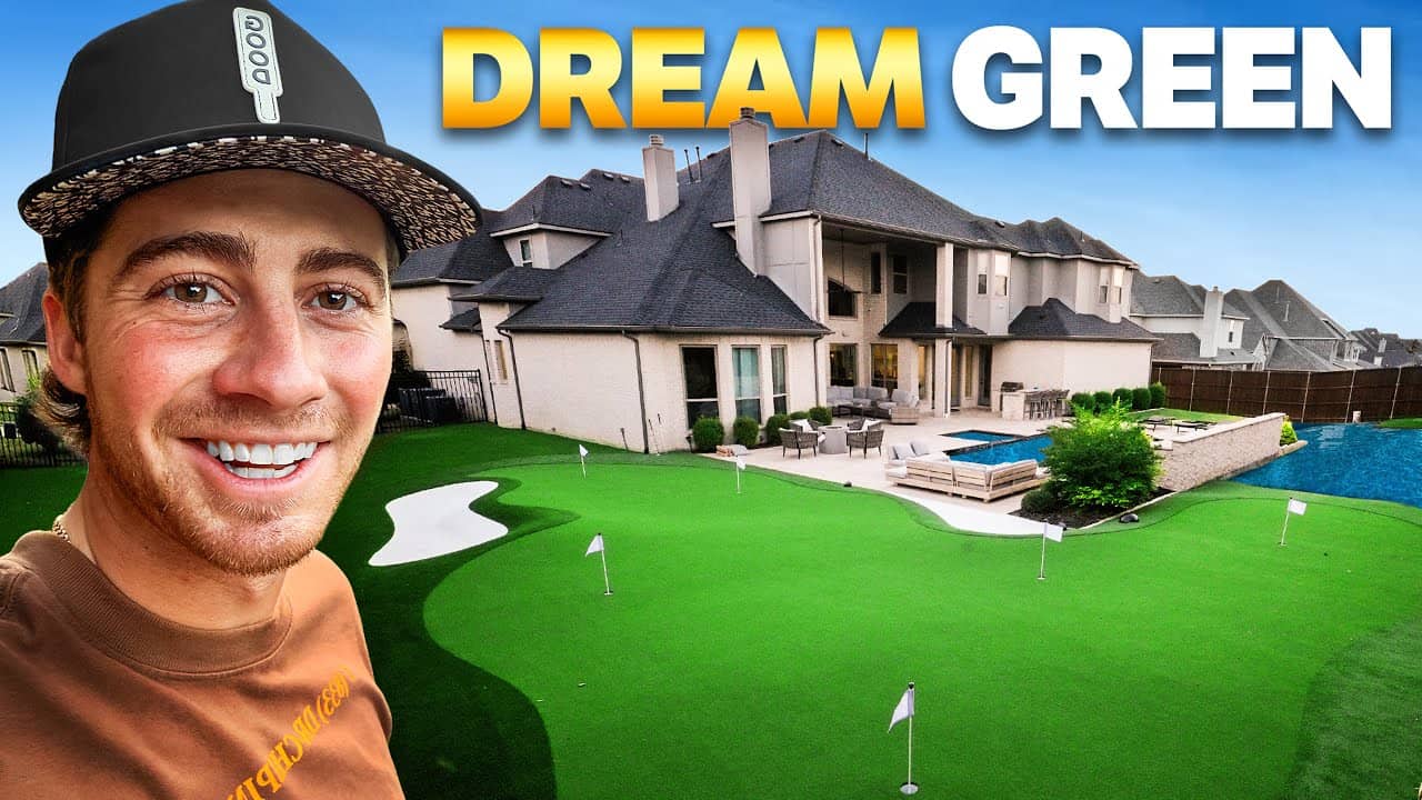 Revealing My Dream Backyard Golf Green!