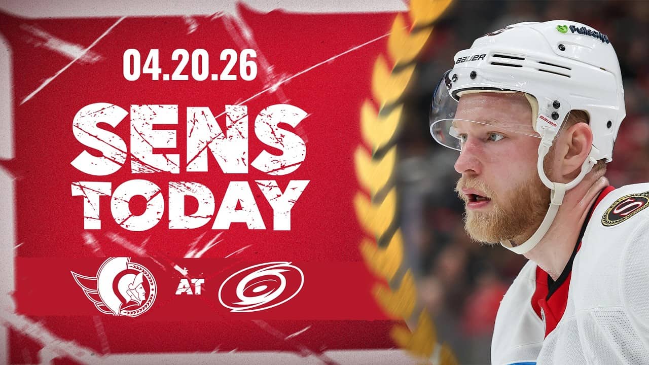 Zub a Game Time Decision as Sens Look to Bounce Back