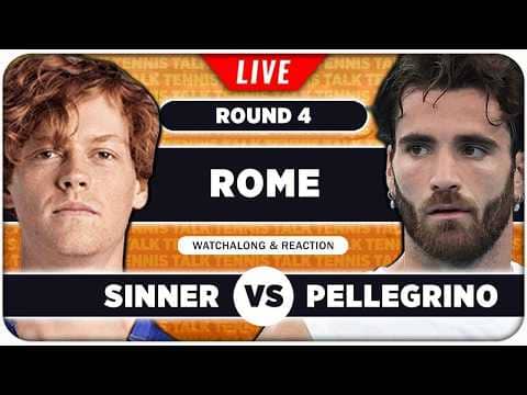 SINNER vs PELLEGRINO • ATP Rome 2026 • LIVE Tennis Watchalong