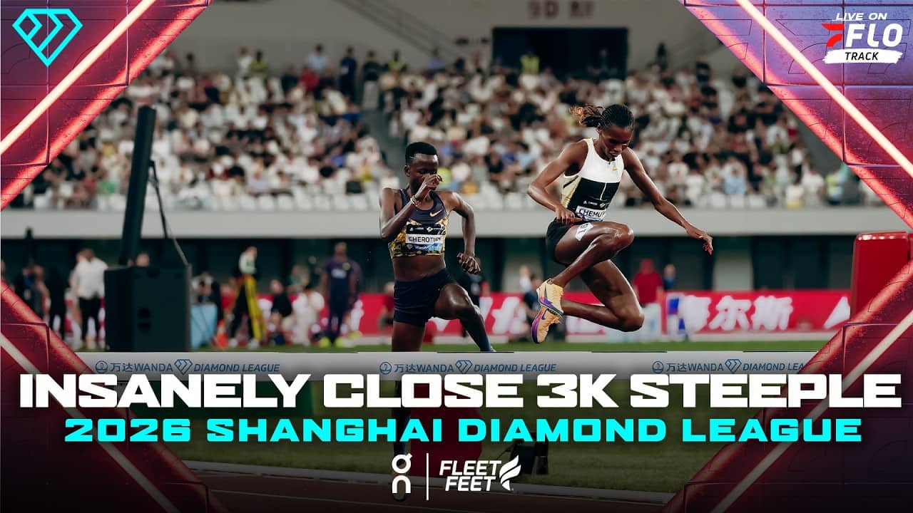Chemutai and Cherotich! Insanely Close 3k Steeple Finish | 2026 Shanghai Diamond League Race Video